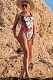 SUPER WHOLESALE |  Figures Printed One-piece Swimwear