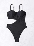 SUPER WHOLESALE | Codi Cutout One Piece Swimsuit In Hot Black