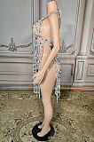 SUPER WHOLESALE | Lycan Spaghetti Cobweb Hollow Dress