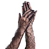 SUPER WHOLESALE | Litza Cobweb Lace Mesh Gloves
