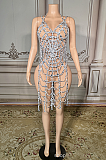 SUPER WHOLESALE | Lycan Spaghetti Cobweb Hollow Dress