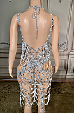 SUPER WHOLESALE | Lycan Spaghetti Cobweb Hollow Dress