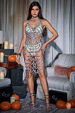 SUPER WHOLESALE | Lycan Spaghetti Cobweb Hollow Dress