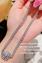 SUPER WHOLESALE | Bling Bling Rose Necklace