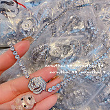 SUPER WHOLESALE | Bling Bling Rose Necklace