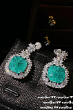 SUPER WHOLESALE | Peacock Green Zircon Jewelry Set