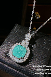 SUPER WHOLESALE | Peacock Green Zircon Jewelry Set