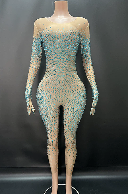 SUPER WHOLESALE | Rhinestone Sculpting Bodysuit with Butt Lift
