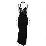 SUPER WHOLESALE |  Halter Skirt Set