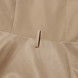 SUPER WHOLESALE |  Color-Blocked Spliced Faux Two-Piece Design Long Trench Coat