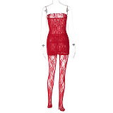 SUPER WHOLESALE | Lace Strapless Jumpsuit