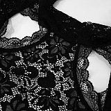 SUPER WHOLESALE | Lace Sheer Cropped Jumpsuit