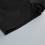 SUPER WHOLESALE |  Leopard Print Patchwork Slim-Fit Jacket and Shorts Two-Piece Set