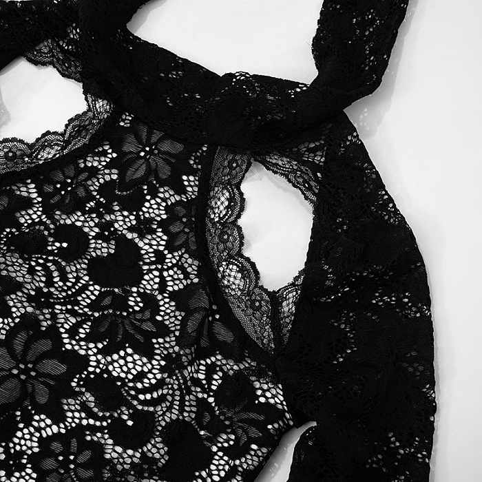 SUPER WHOLESALE | Lace Sheer Cropped Jumpsuit