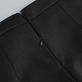 SUPER WHOLESALE |  Leopard Print Patchwork Slim-Fit Jacket and Shorts Two-Piece Set