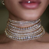 SUPER WHOLESALE | Jago Multi Layered Crystal Necklace