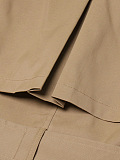 SUPER WHOLESALE |  Ruffled Sleeve Long Trench Coat