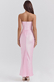 SUPER WHOLESALE |  Brander Floral Print Draped Mini Dress in Pink