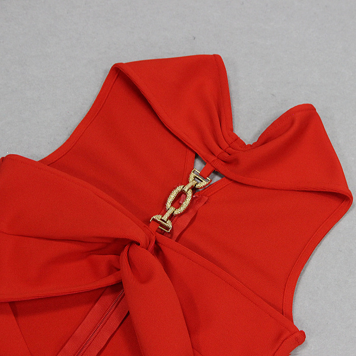 SUPER WHOLESALE | Ozzie Cutout Ruched Bandage Dress
