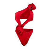 SUPER WHOLESALE | Cut-out Swimwear with 3D Flowers
