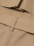 SUPER WHOLESALE |  Ruffled Sleeve Long Trench Coat