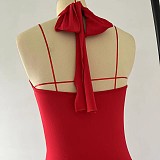 SUPER WHOLESALE | Pomeline Rose Bodycon Maxi Dress In Red
