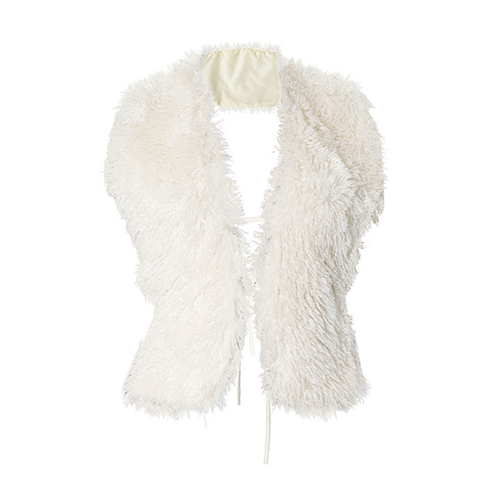 SUPER WHOLESALE | Furry Halter Top