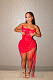 SUPER WHOLESALE | Alien superstar dress (red)