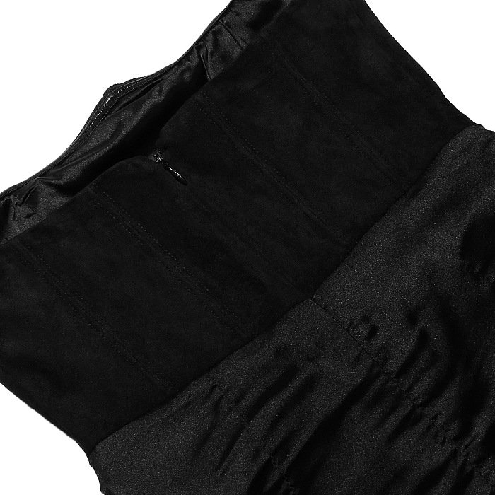 SUPER WHOLESALE | Delicate Strapless Dress (black)