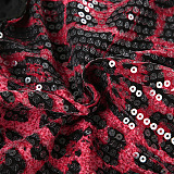 SUPER WHOLESALE | Leopard Sequins Shorts