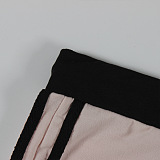 SUPER WHOLESALE | V Neck Stripy Shorts Set