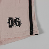 SUPER WHOLESALE | V Neck Stripy Shorts Set