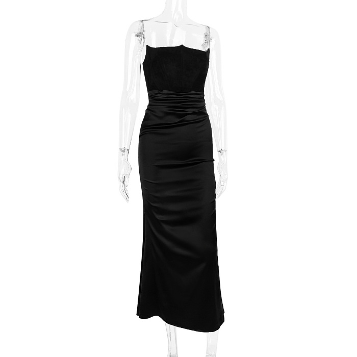 SUPER WHOLESALE | Delicate Strapless Dress (black)