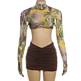 SUPER WHOLESALE | Printed Skirt Set