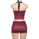 SUPER WHOLESALE | Polka Off-shoulder Dress