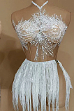 SUPER WHOLESALE | Fringes Halter Set