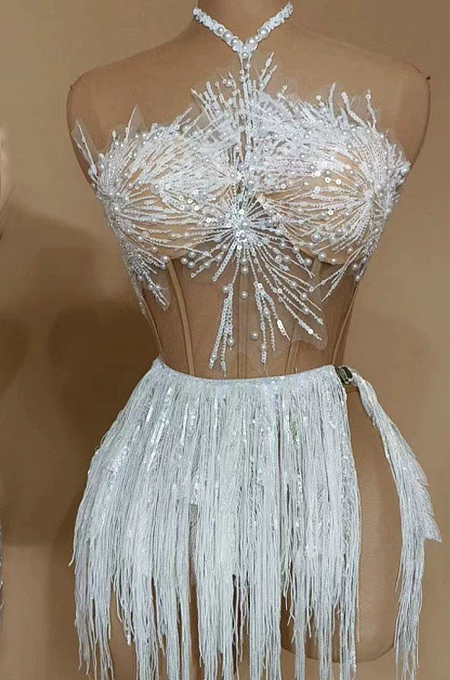 SUPER WHOLESALE | Fringes Halter Set