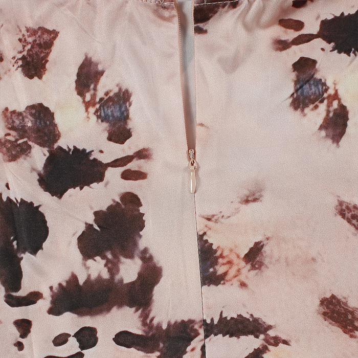 SUPER WHOLESALE | Lace Hem Leopard Maxi Dress