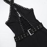 SUPER WHOLESALE | Lace Up Jumpsuit