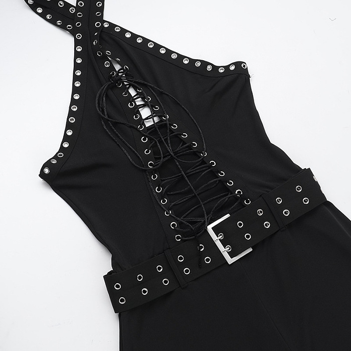 SUPER WHOLESALE | Lace Up Jumpsuit