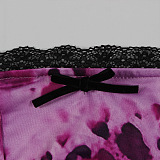 SUPER WHOLESALE | Lace Hem Leopard Maxi Dress in Pink