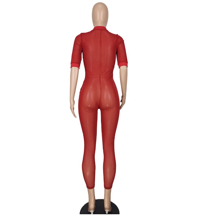 SUPER WHOLESALE | See-through Jumpsuit