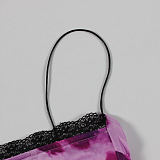 SUPER WHOLESALE | Lace Hem Leopard Maxi Dress in Pink