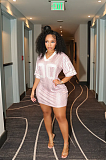 SUPER WHOLESALE | Jersey Dress Pink