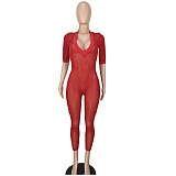 SUPER WHOLESALE | See-through Jumpsuit