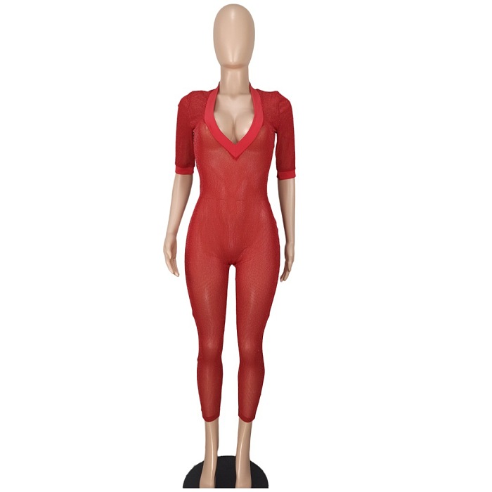 SUPER WHOLESALE | See-through Jumpsuit