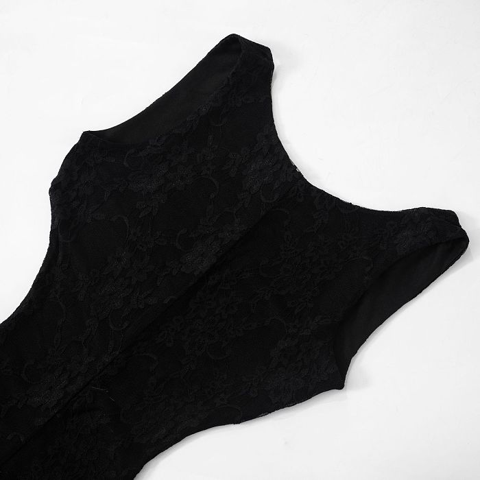 SUPER WHOLESALE | Lace Patchwork Jumpsuit