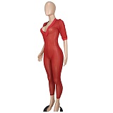 SUPER WHOLESALE | See-through Jumpsuit