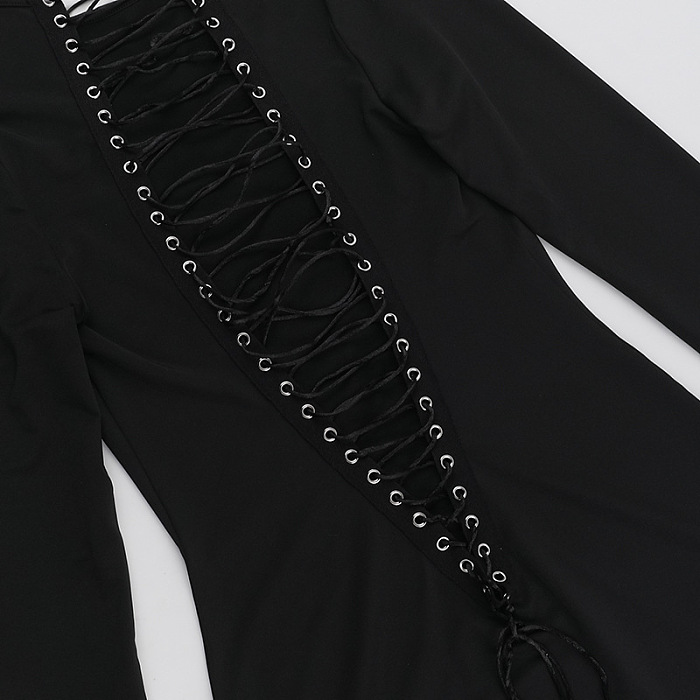 Lace Up Dress