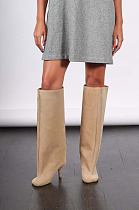 SUPER WHOLESALE | Slip-on Knee-high Boots